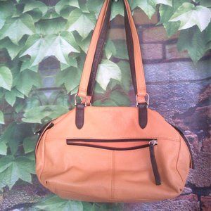 Leather Tan Zip Purse